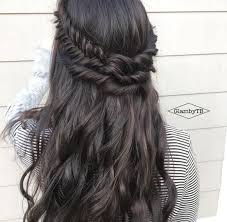 Long Dark Hair Braided Crown Braided Crown Hairstyles Fine Hair Braided Hairstyles