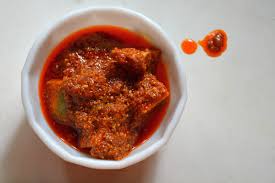Green Mango Pickle Andhra Style A Mad Tea Party