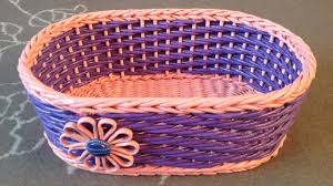 плетение из газет мастер класс елены тищенко пошагово для начинающих 1095 Master Klass C Ninoj Korzinka Iz Gazet Woven Basket From Newspaper Cesteria En Papel Cesteria Con Periodicos Artesanias Y Manualidades