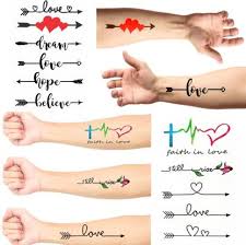 Heart tattoo is a perfect choice for tattoo art when you want your tattoo to look romantic and what is heart tattoo? Voorkoms Arrow Heart Beat Love Words Body Tattoo Combo 2 Pcs Price In India Buy Voorkoms Arrow Heart Beat Love Words Body Tattoo Combo 2 Pcs Online In India Reviews Ratings