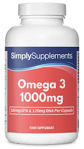 Omega 3 Capsules 1000mg | Easy to Swallow | Simply Supplements