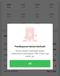 Check spelling or type a new query. Gopay Indonesia On Twitter Hai Jika Kamu Sebelumnya Salah Memasukkan Pin Maka Kamu Harus Menunggu Selama 1 Satu Jam Agar Dapat Melakukan Transaksi Kembali Menggunakan Go Pay Hal Ini Dilakukan Untuk Mencegah Penyalahgunaan
