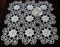 Sik Igneli Motifli Salon Pecete Takimi Dantel Dantel Orgu Tig Isi Sablonu