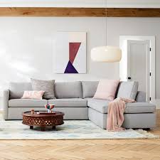 46w x 46d x 32h. Harris 2 Piece Terminal Chaise Sectional