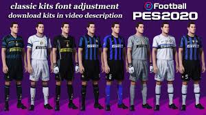 Protect joysticks and increase grip. Inter Milan Classic Kits Pes 2021 And Pes2020 Font Adjustment Guide Ps4 Pes 20 Youtube