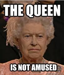 Image result for queen elizabeth not amused