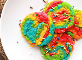 Playdough Cookies Just Color Regular Sugar Cookie Dough With Gel Food Coloring Playdough Cookie Recipe Rainbow Cookies Recipe Rainbow Sugar Cookies
