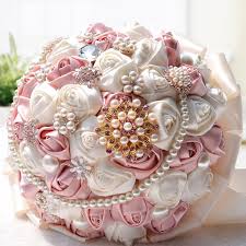 Студия свадебной флористики «wedding bouquets». Beautiful Flowers Bouquets For Bride Handmade Pearls Crystal Wedding Flowers Mix Colors Artificial Rose Romantic Bridal Bouquets Cheap From Verawu 42 01 Dhgate Com