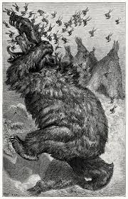 The Bear And The Behive Ernest Griset From Aesop S Fables Fables Bear