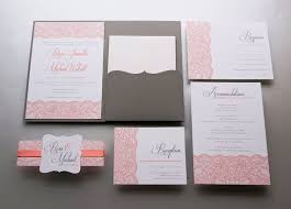 Coral And Grey Wedding Invitation Lace Wedding Invitation Elegant Lace In Indian Wedding Invitation Cards Grey Wedding Invitations Indian Wedding Invitations
