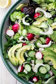 Find lots of salad recipes including vegetarian salads, chicken salads, egg salads and more interesting ideas for your next healthy dinner. Easy Side Salad With Lemon Dressing Simply Delicious