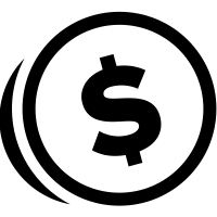 A set of crypto and fiat currency icons. Dollar Coin Icons Download Free Vector Icons Noun Project