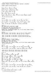 I'm d hiding in hon a duras, e. Country Music Lyrics Volume 1 With Chords Foundationwebsite Org