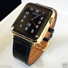 Black Apple Watch With Gold Band In Hand Hermes Apple Watch 42mm Cuff Band Brown Fauve Barenia Original Receipt Hermes Apple Watch Apple Watch Rose Gold Apple Watch