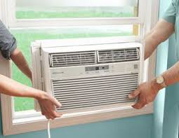 Slide the frame into the top slot in the bottom rail on both sides. How To Install A Window Air Conditioner Lowe S