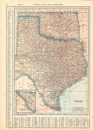 1914 Antique Texas State Map Oklahoma State Map Of Oklahoma Etsy Texas State Map Map Of Oklahoma Map