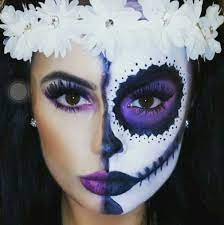 Dia De Los Muertos Makeup Halloween Makeup Sugar Skull Halloween Makeup Diy Unique Halloween Makeup