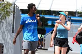 Gael monfils practices with elina svitolina at the 2019 us open tennis tournament. Australian Open Gael Monfils With Girlfriend Elina Svitolina Realtime Images