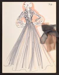 Improve your skills & create unique fashionable drawings! Record A Karl Lagerfeld Fashion Drawing Sold At Palm Beach Modern Auctions For 6 500 The Hot Bid