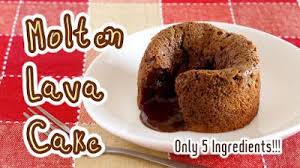 5 Ingredient Chocolate Molten Lava Cakes Fondant Au Chocolat Video Recipe Lava Cakes Molten Chocolate Lava Cake Molten Lava Cakes