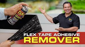 How strong is flex seal glue? Flex Tape Adhesive Remover Commercial Youtube
