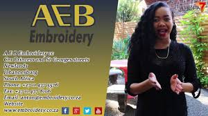 Hire johannesburg pros for embroidery today. Aeb Embroidery Newmarket Johannesburg Gauteng Youtube