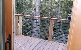 There are composite railings, aluminum railings, iron railings, stainless steel railings, wood deck railings, vinyl railings and many other different deck railing designs. Carla S Building Archive Horizontal Deck Railing Metal Deck Railing Deck Railing Design