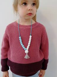 Collier en bois PREY Designs KIDS : Princesse des Glaces