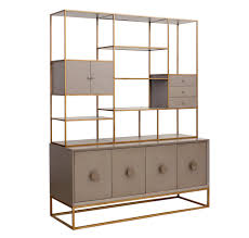 Emerson Bookshelf W 3 Drawers Cabinet Kitaplik Dolap Kitaplik Tasarim