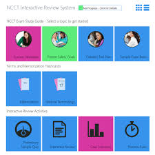 Length of training / contact hours. Exam Preparation Materials National Center For Competency Testing