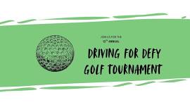Driving for DEFY Golf Tournament