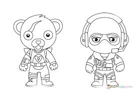 Coloriage Fortnite Imprimer Les Heros Du Jeu