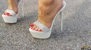 Sexy Mules Walking by Sexy Lena - Feet9
