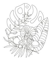 Find more printable coloring page for adults flowers pictures from our search. Hand Drawing Coloring Pages For Children And Adults Linear Style Flower Coloring Book For Creative Creativity Stock Vector Illustration Of Botanical Black 170005872