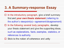 How to write a response essay. Personal Response Essay How To Write A Reaction Paper