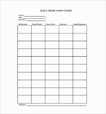 Oh My Gluestick Free Printable Medicine Chart Stuff