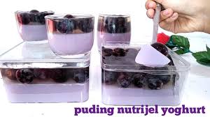 Puding manis biasanya dibuat menggunakan susu mentah (yogurt), tepung maizena, tapioka, atau telur. Resep Puding Yoghurt Nutrijel Youtube