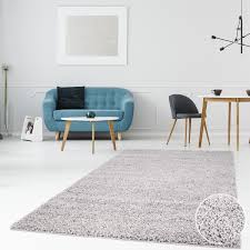 Der teppich besteht aus 100% polyester. Hochflor Shaggy Teppiche Langflor Teppich Einfarbig Modern Flauschig Fur Wohnzimmer Schlafzimmer Myshop24