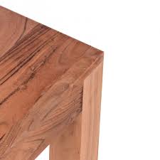 Designer couchtisch glastisch tisch beistelltisch chrom silber repro milchig 50. Weran Beistelltisch Mumbai Massiv Holz Akazie 35 X 35 Cm Wohnzimmer Tisch Design Dunkel Braun Landhaus