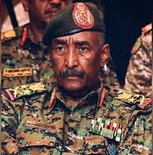 The chairman of Sudan's Transitional Sovereign Council, Abdel Fattah  Al-Burhan,
