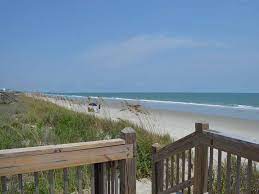Looking North Towards Garden City Beach Sc From Sunshine Blue Skies Garden City Beach Beach City Beach