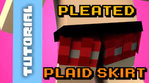 How to make a PLAID SKIRT on your Minecraft Skin [SIMPLE] - YouTube