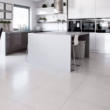 Stock To Clear White Tile Kitchen Floor Kitchen Floor Tile Kitchen Flooring