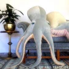 Giant Octopus Plush Sea Creature Stuffed Animal Ocean Life Octopus Plush Octopus Stuffed Animal Sea Creatures