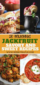 A Large Variety Of Sweet And Savory Jackfruit Recipes From Pulled Pork To Ice Cream And Muffins Vegetarian Fresh Jackfruit Recipes Jackfruit Recipes Recipes