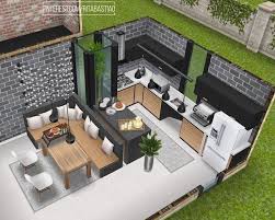 Simsfreeplay Sims Design By Rita Bastiao Tiled Kitchen Modern And Tiled Kitchen In Grey Tones With A Casua Em 2020 Casa Sims Casas The Sims 4 Interiores De Casas