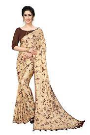 beige plain lycra designer saree with blouse amrutam fab 3165703 party wear sarees saree designs party wear sarees online