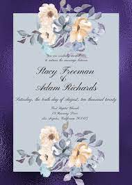 Blue Peach Wedding Invitation Template Royal Blue Wedding Etsy Peach Wedding Invitations Blue Peach Wedding Wedding Invitation Templates