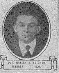 PVT Wesley James Ketcham (1895-1918)