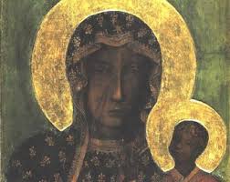 Our Lady of Czestochowa & Pope John Paul II Vintage Catholic Medal or  Pendant Virgin Mary Round Metal Religious Medallion Charm